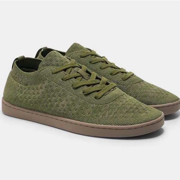 Suavs The Zilker Unisex Olive Green Breathable Knit Zero Drop Sneakers W8 M6 - Picture 14 of 16